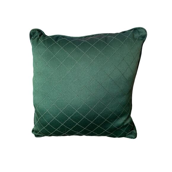 Christmas Poinsettia Pillow 16in x 16in - Picture 2 of 3